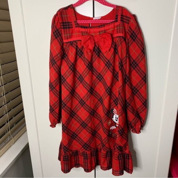 Disney Store Minnie Mouse Embroidered Patch Nightgown - Picture 1 of 11